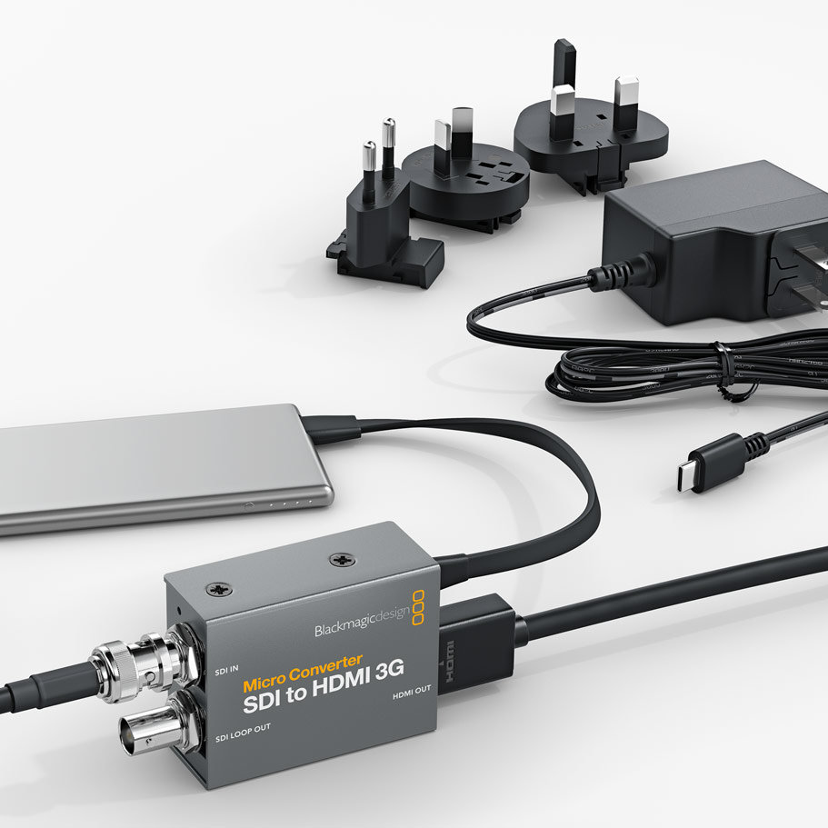 Микро конвертер Blackmagic Micro Converter HDMI - SDI 3G wPSU CONVCMIC/HS03G/WPSU
Микро конвертер Blackmagic Micro Converter HDMI - SDI 3G wPSU CONVCMIC/HS03G/WPSU