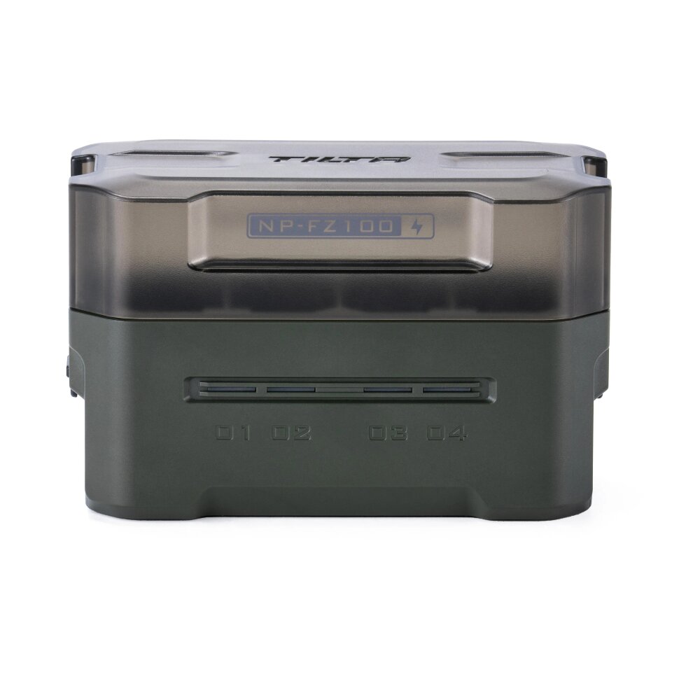2 аккумулятора NP-FZ100 + зарядный кейс Tilta Charging Station Зелёная TBC-FZ100-A-GN
2 аккумулятора NP-FZ100 + зарядный кейс Tilta Charging Station Зелёная TBC-FZ100-A-GN