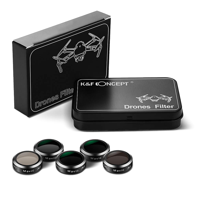 Комплект светофильтров K&F Concept ND + CPL + UV для DJI Mavic Air (5шт) SKU1476
Комплект светофильтров K&F Concept ND + CPL + UV для DJI Mavic Air (5шт) SKU1476