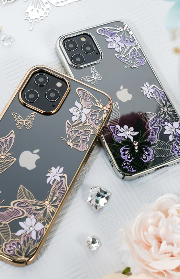 Чехол PQY Butterfly для iPhone 12 Pro Max Фиолетовый/Серебро Kingxbar IP 12 Pro Max Butterfly Series-Purple/S
Чехол PQY Butterfly для iPhone 12 Pro Max Фиолетовый/Серебро Kingxbar IP 12 Pro Max Butterfly Series-Purple/S