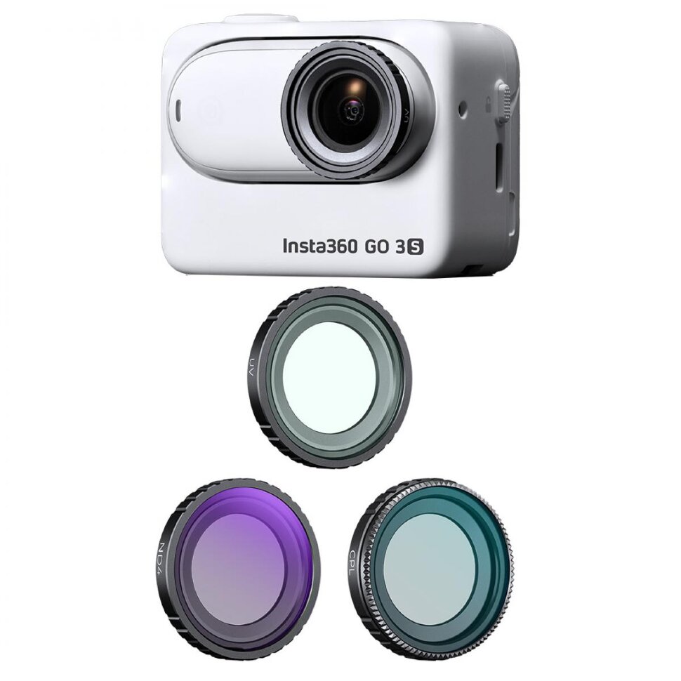 Комплект светофильтров K&F Concept UV+CPL+ND4 для Insta360 GO 3S (3шт) SKU.2285
Комплект светофильтров K&F Concept UV+CPL+ND4 для Insta360 GO 3S (3шт) SKU.2285