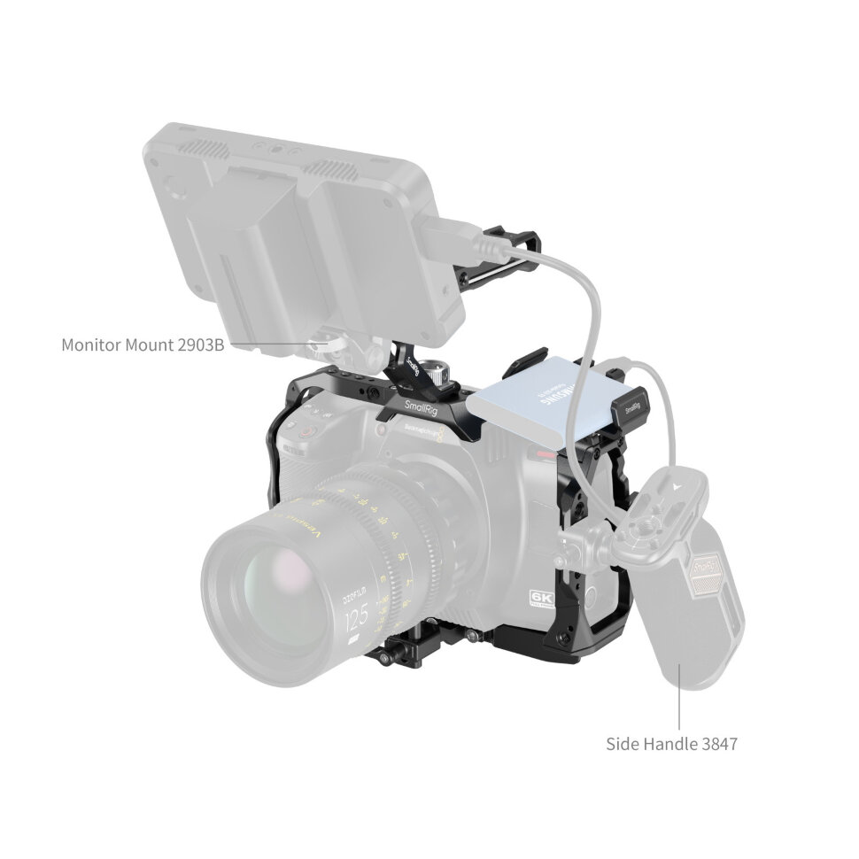 Клетка SmallRig 4574B Basic Kit для Blackmagic Design Cinema 6K
Клетка SmallRig 4574B Basic Kit для Blackmagic Design Cinema 6K