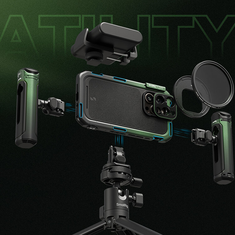 Комплект SmallRig x Brandon Li Mobile Lightweight Video Kit для iPhone 16 Pro (Co-design Edition) 5002
Комплект SmallRig x Brandon Li Mobile Lightweight Video Kit для iPhone 16 Pro (Co-design Edition) 5002