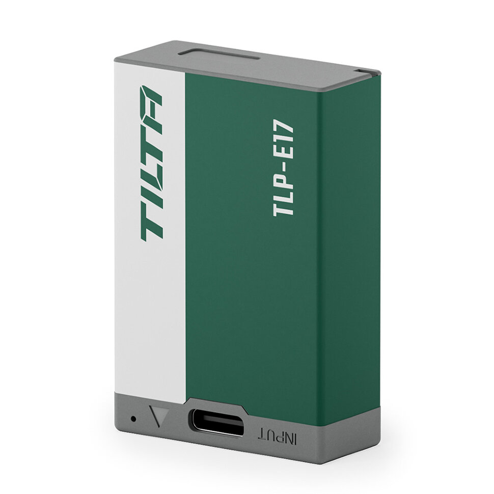 Аккумулятор Tilta LP-E17 Type-C 950mAh Зелёный
Аккумулятор Tilta LP-E17 Type-C 950mAh Зелёный