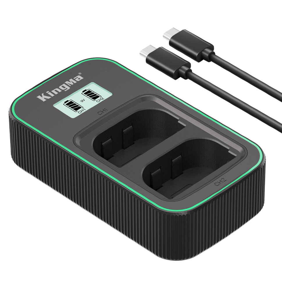 Зарядное устройство Kingma PD3.0 Dual Battery Charger для LP-E6/LP-E6N/LP-E6NH BM058Q-LPE6
Зарядное устройство Kingma PD3.0 Dual Battery Charger для LP-E6/LP-E6N/LP-E6NH BM058Q-LPE6