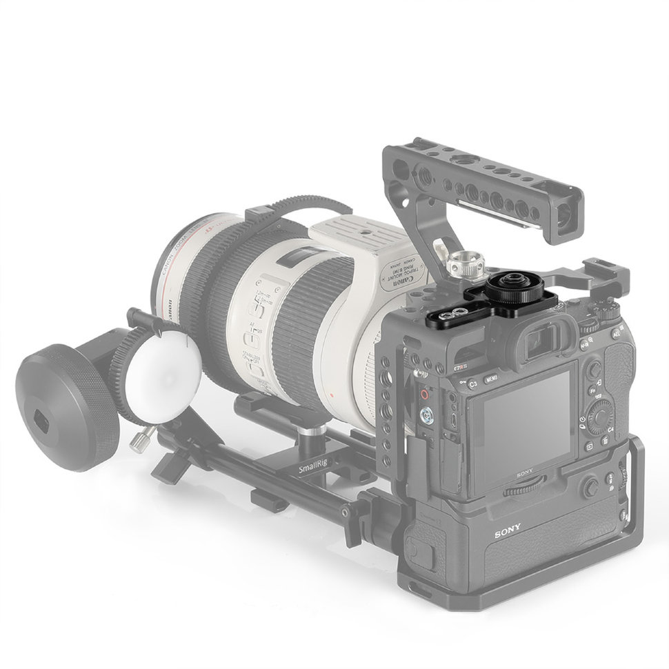 Крепление на холодный башмак SmallRig 2241 для клетки Sony A7R III/A7 III/A7 II/A7R II/A7S II/A9
Крепление на холодный башмак SmallRig 2241 для клетки Sony A7R III/A7 III/A7 II/A7R II/A7S II/A9
