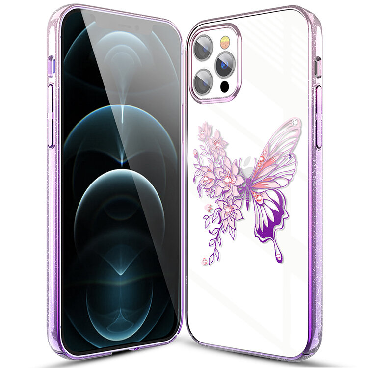 Чехол PQY Butterfly для iPhone 12 Pro Max Розовый/Фиолетовый Kingxbar IP 12/12 Pro Max Butterfly Series-Pink&
Чехол PQY Butterfly для iPhone 12 Pro Max Розовый/Фиолетовый Kingxbar IP 12/12 Pro Max Butterfly Series-Pink&