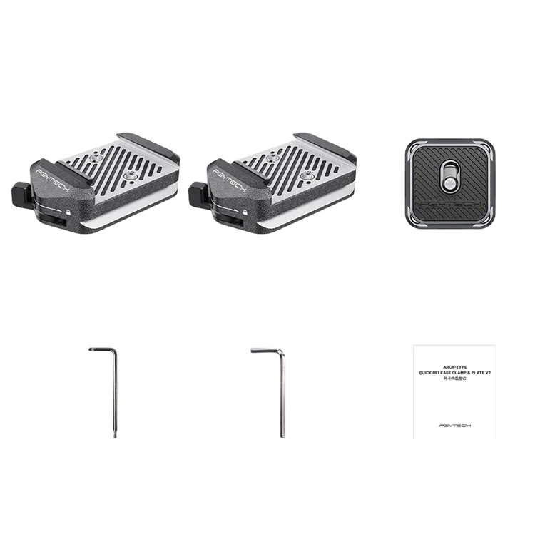 Быстросъемное крепление PGYTECH Arca-Type Quick Release Clamp V2 Set
Быстросъемное крепление PGYTECH Arca-Type Quick Release Clamp V2 Set