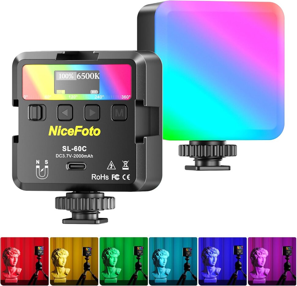 Осветитель NiceFoto SL-60C
Осветитель NiceFoto SL-60C