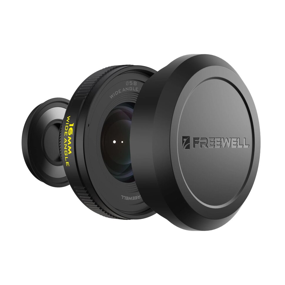 Объектив Freewell 16mm Wide Angle для смартфона
Объектив Freewell 16mm Wide Angle для смартфона