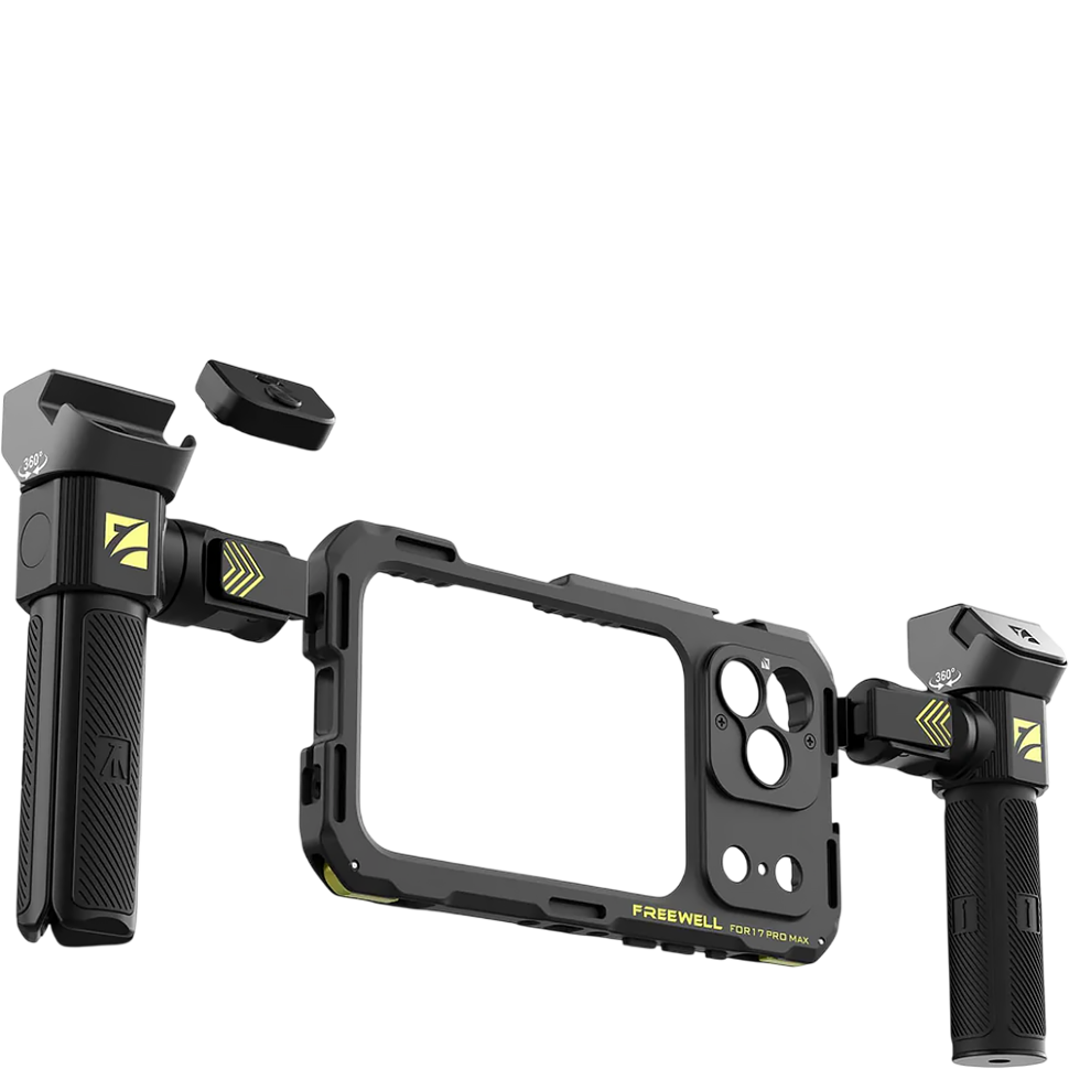 Клетка Freewell Genius Rig Basic для iPhone 17 Pro Max (VND 1-5 stops)
Клетка Freewell Genius Rig Basic для iPhone 17 Pro Max (VND 1-5 stops)