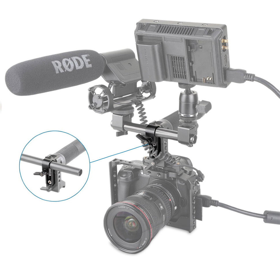 Крепеление SmallRig 1549 Single 15mm Rod Clamp
Крепеление SmallRig 1549 Single 15mm Rod Clamp