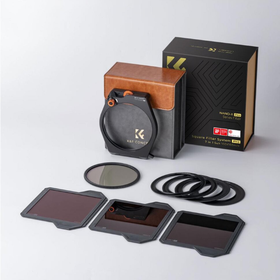 Система установки светофильтров K&F Concept Nano-X Pro Kit (CPL 95мм + Square ND8/64/1000) SKU.1877V1
Система установки светофильтров K&F Concept Nano-X Pro Kit (CPL 95мм + Square ND8/64/1000) SKU.1877V1