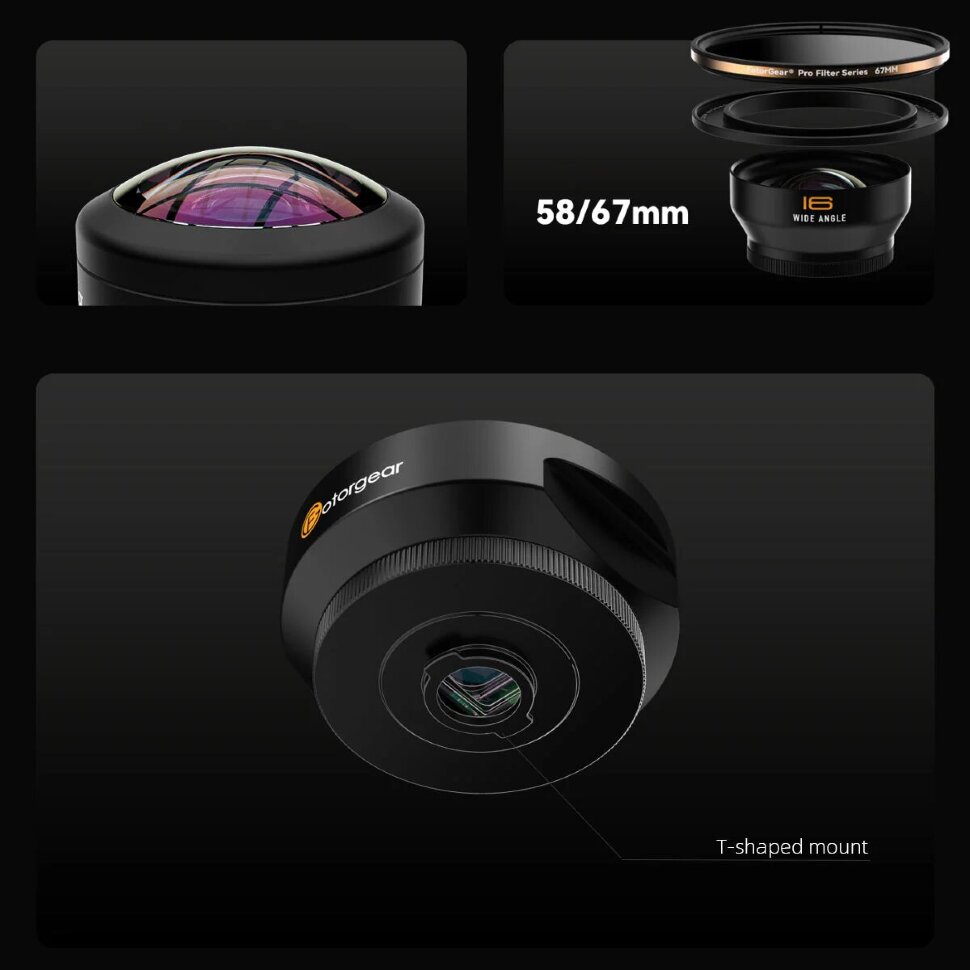 

Объектив FotorGear Pro II 16mm Wide Angle для смартфона 10321