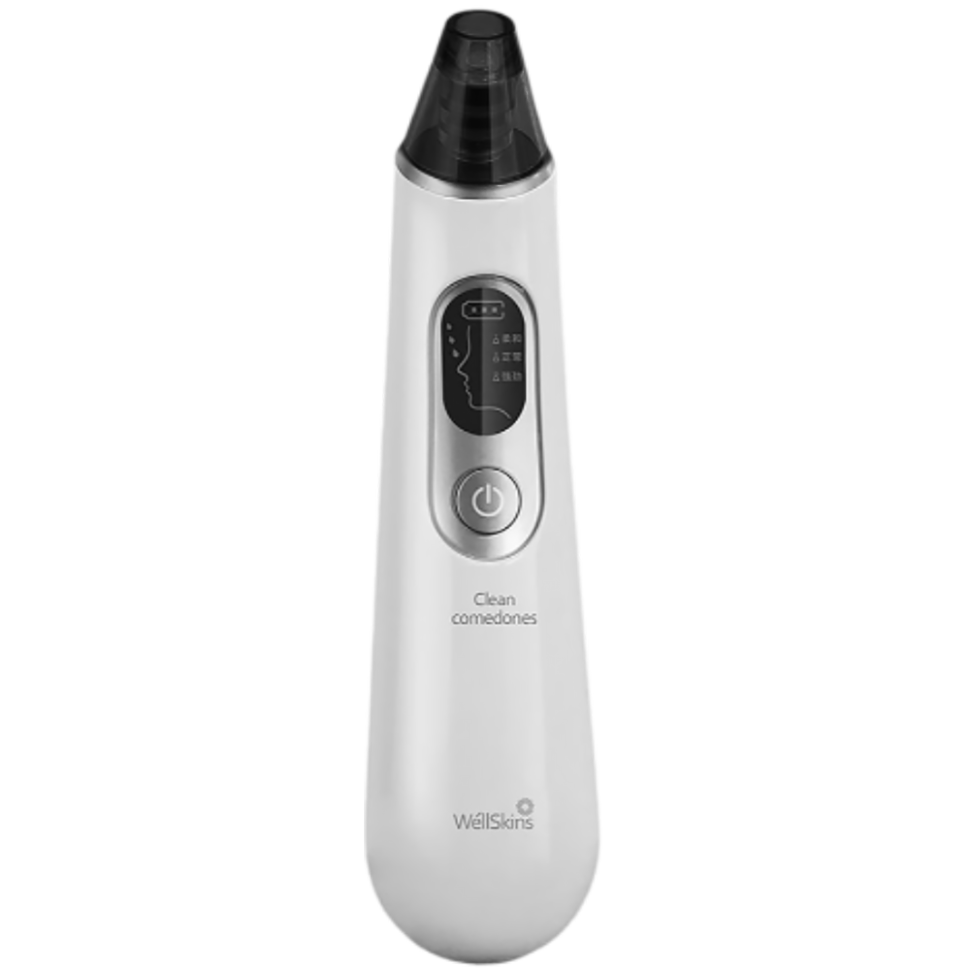 Прибор для чистки лица WellSkins Clean Beauty Blackhead Meter Серебро 