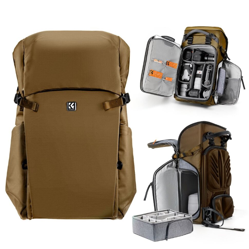 

Рюкзак K&F Concept Nature Wander Hiking and Outdoor Зелёный KF13.206
