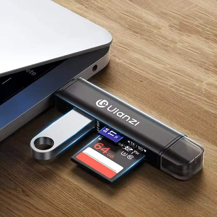 

Картридер Ulanzi CR1 3-in-1 card reader