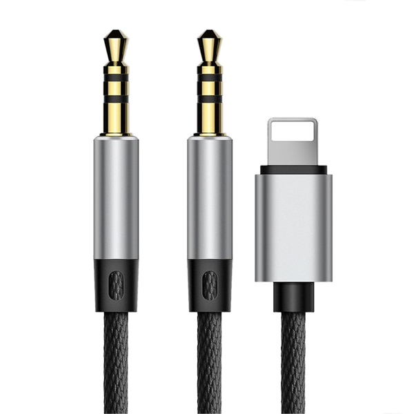 AUX кабель Baseus L33 Lightning - miniJack 3.5mm 120 см Черный 