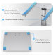 Подставка для ноутбука Baseus Metal Adjustable Laptop Stand Серебро - Изображение 187118