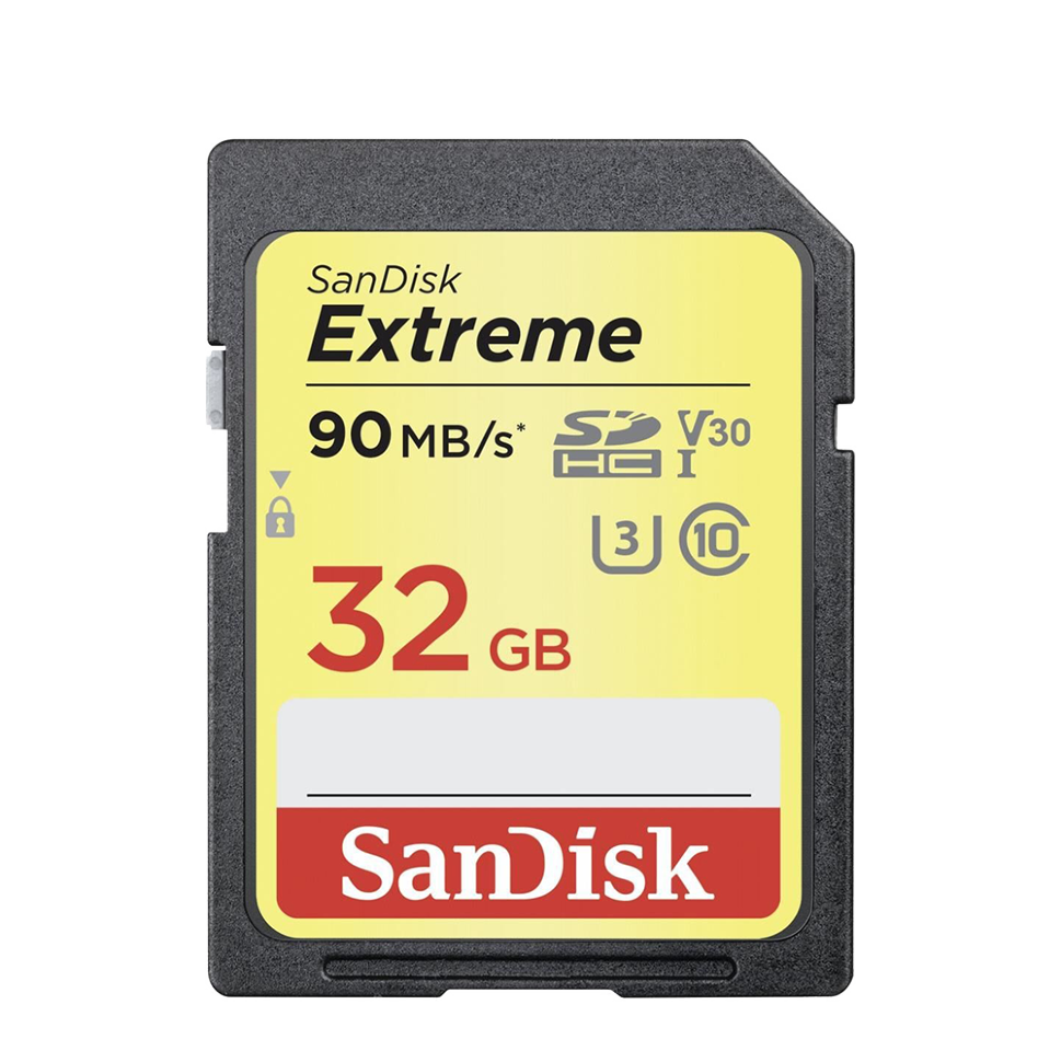 Карта памяти SanDisk Extreme SDHC 32Gb UHS-I U3 