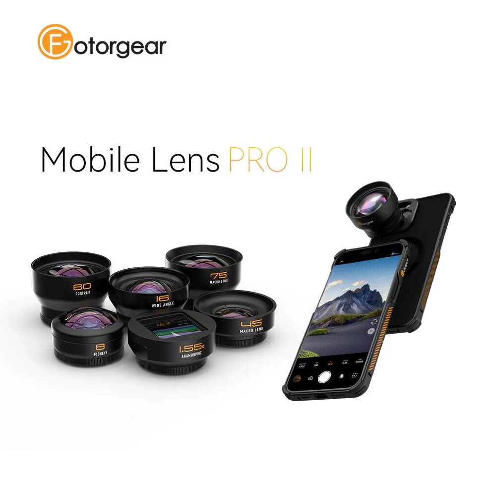 

Объектив FotorGear Pro II 60mm Portrait для смартфона 10320