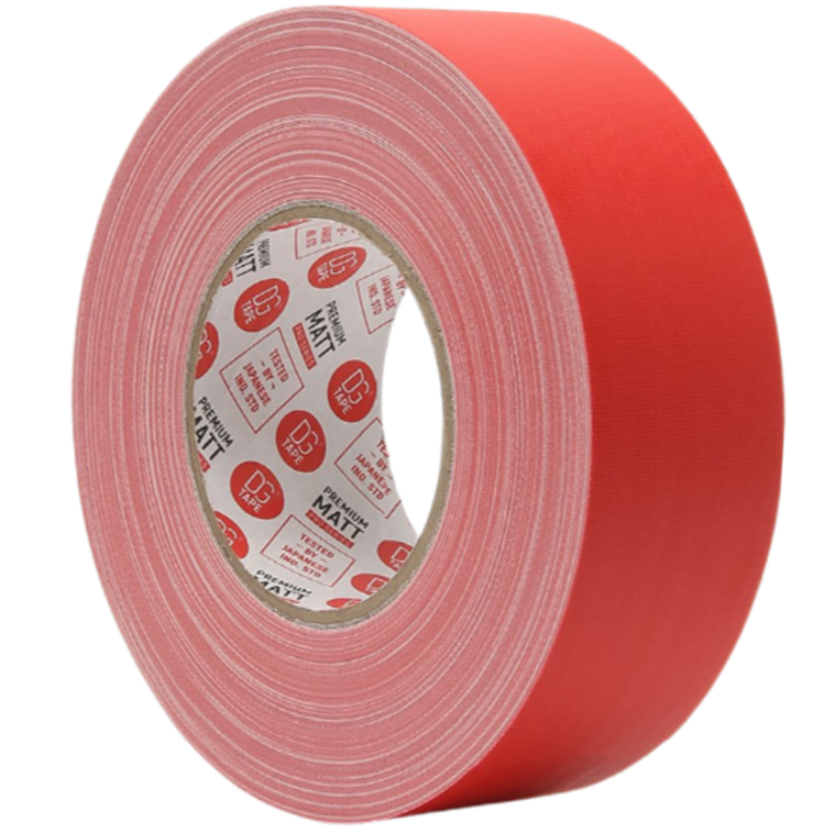Gaffer tape матовый DG Tape @MATT 50 мм Красный 