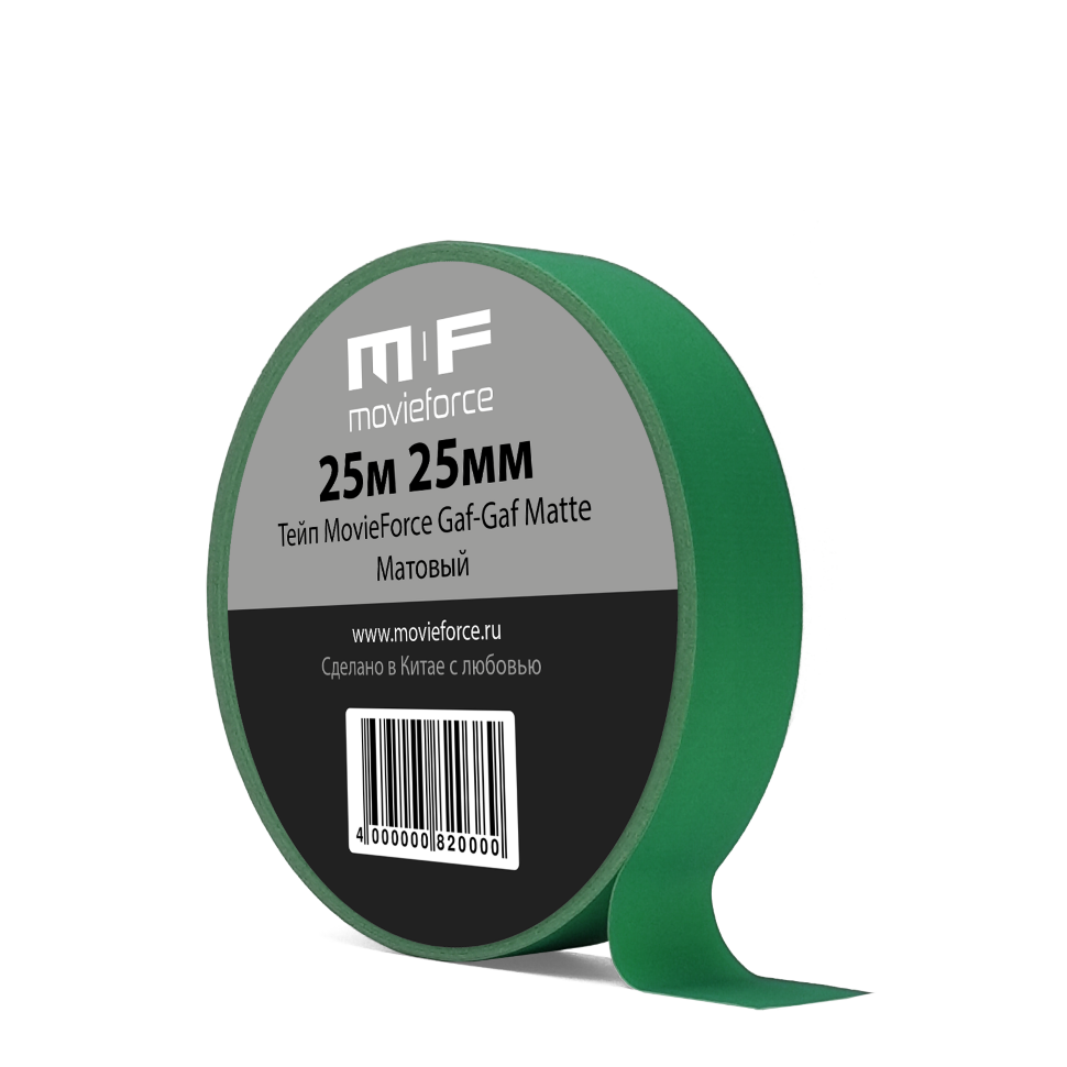 

Тейп MovieForce Gaf-Gaf Matte 25м 25мм Зеленый MF-69M12