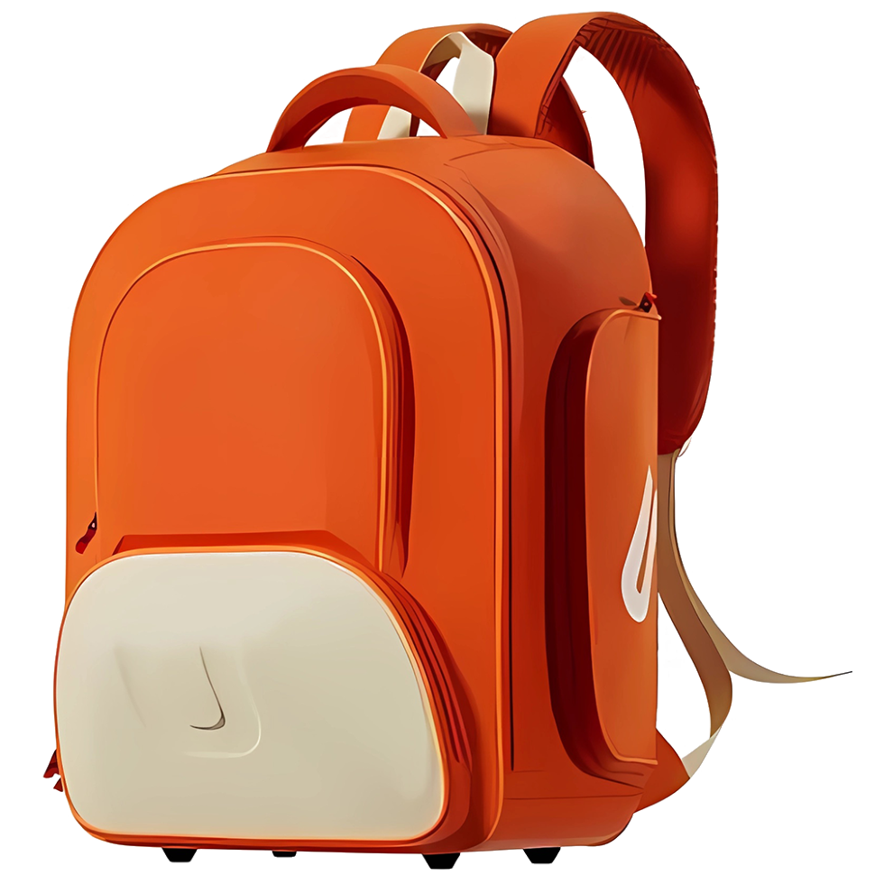 Рюкзак школьный UBOT JUMBO 28L Expandable Spine Protection Schoolbag Оранжевый 