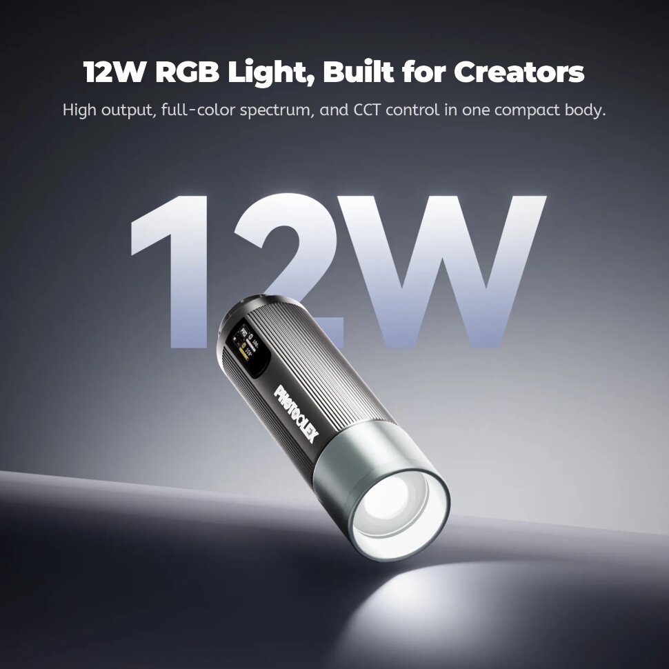 

Фотофонарь Photoolex 12W ZOOM Projector Kit TF-LS-083FS-G-PL