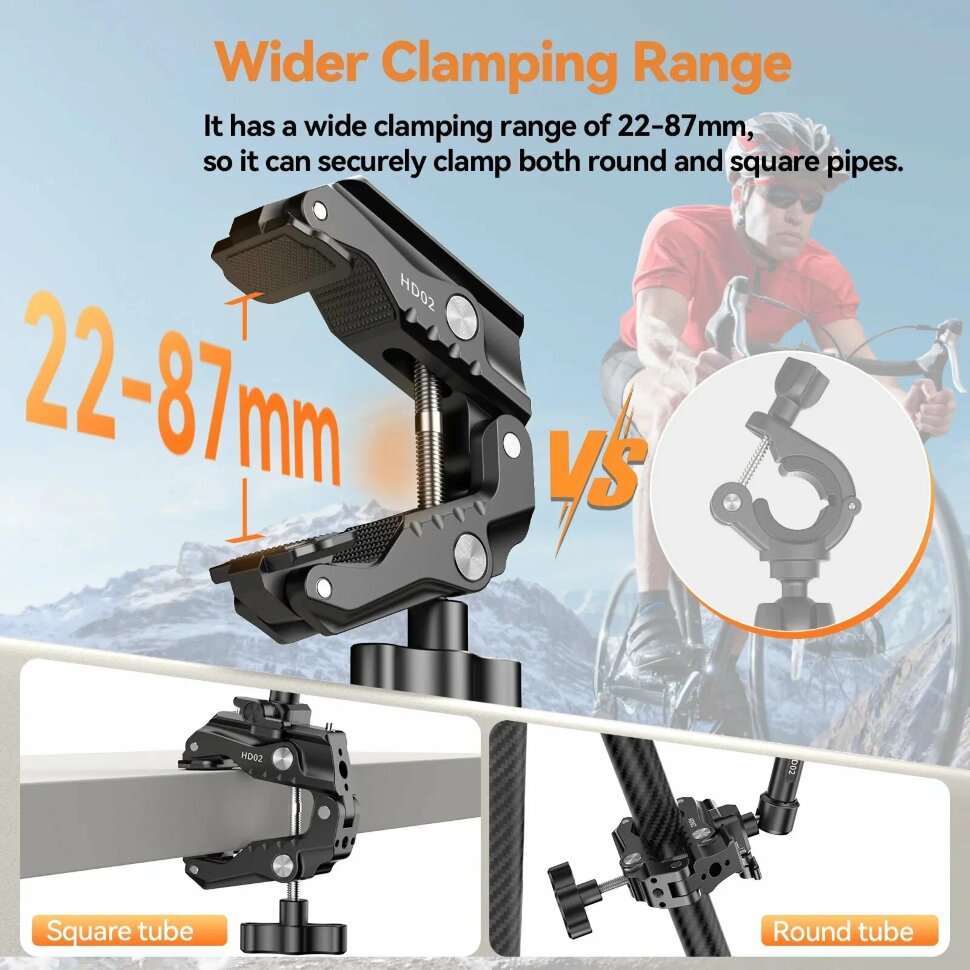 

Зажим Ulanzi HD02 Crab Clamp