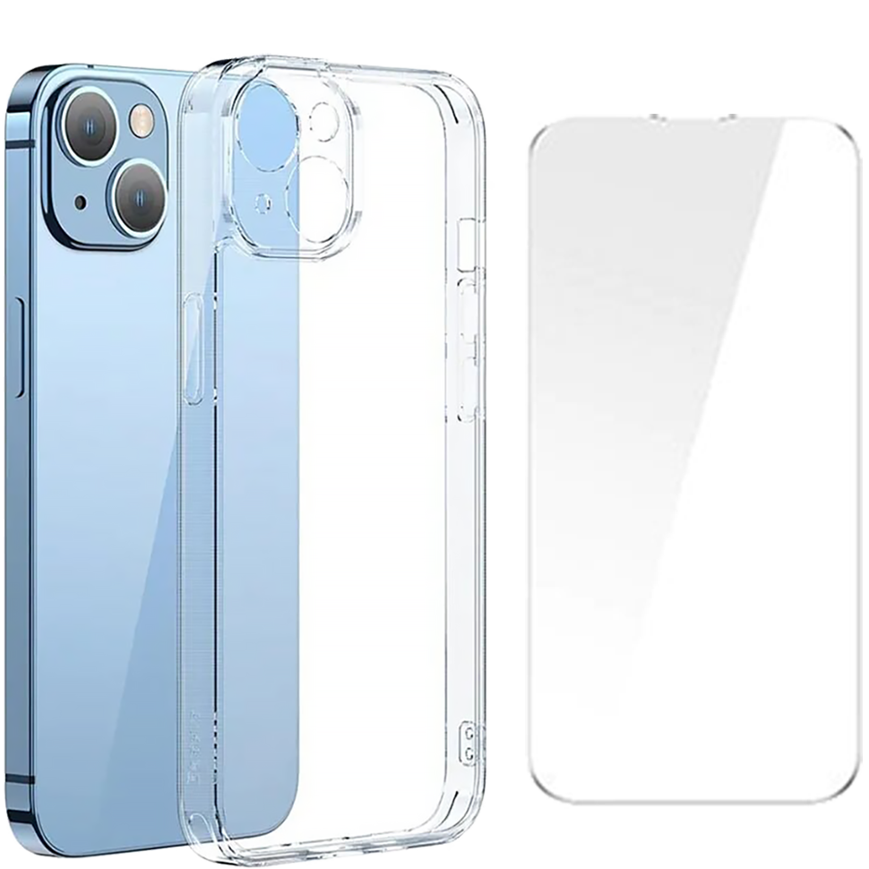 Чехол Baseus SuperCeramic для iPhone 14 (+ стекло) 