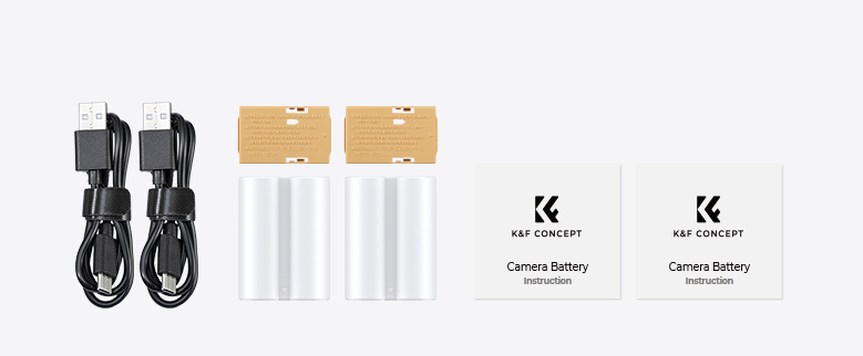

Комплект аккумуляторов K&F Concept NP-W235 Type-C (2шт) KF28.0025S1