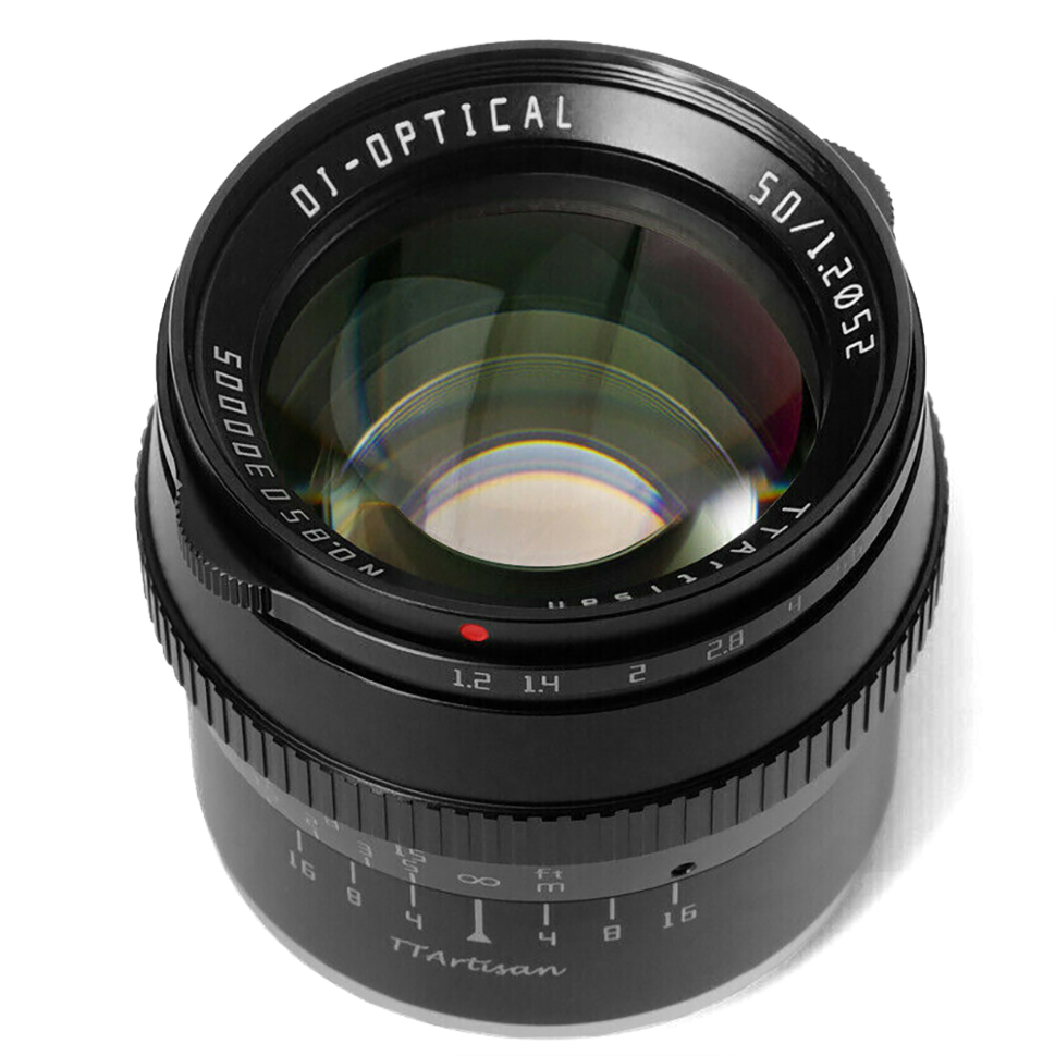 Объектив TTArtisan 50mm F1.2 X-mount Чёрный 