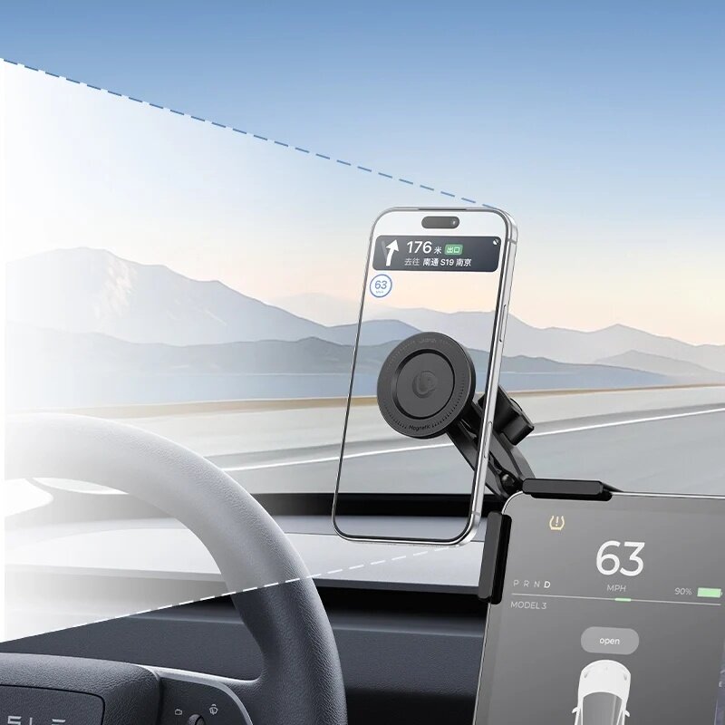 Держатель смартфона Ulanzi SK28 Magnetic Screen Mount для Tesla 1190₽