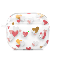 Артикул: 28202. Чехол PQY Sweet для Airpods 3 Розовый/Белый