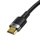 Кабель Baseus Cafule 4K HDMI - HDMI 5м Чёрный - Изображение 135492