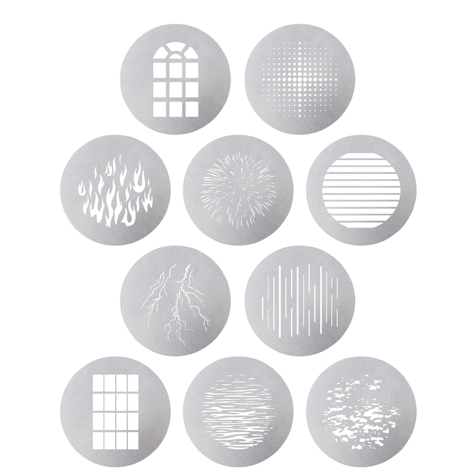 Комплект масок Aputure Spotlight Max 10-Piece Gobo Kit (Size A) 