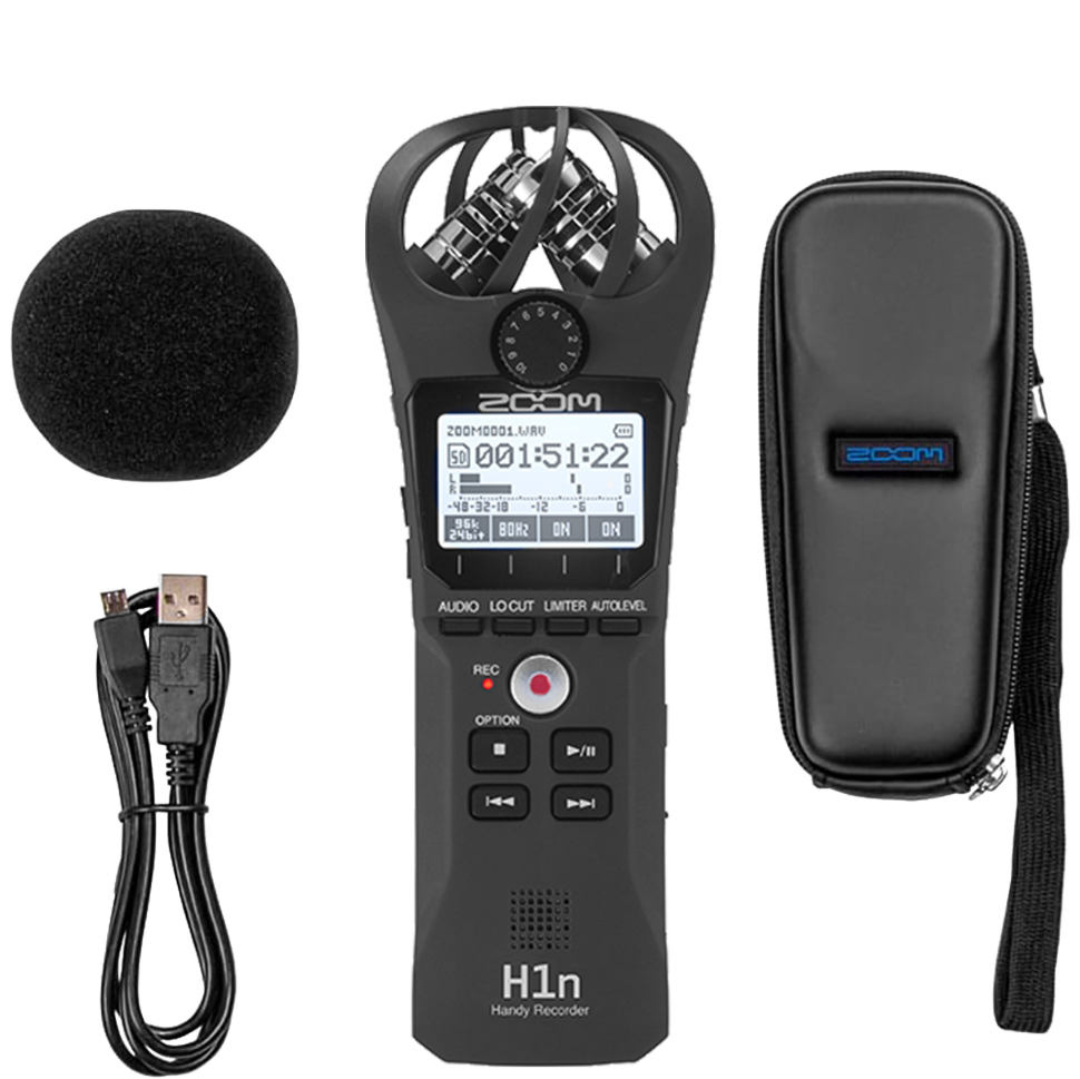 Рекордер Zoom H1n-VP Чёрный 