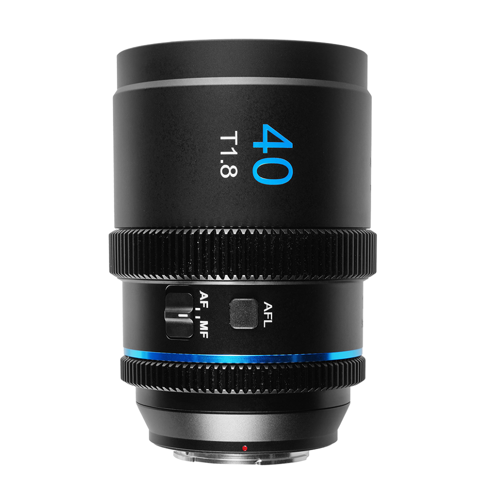 Объектив Sirui 40mm T1.8 1.33x S35 AF Anamorphic E-mount Blue flare 