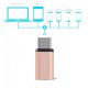 Переходник Baseus Sharp micro USB - Type-C Розовое золото - Изображение 87027