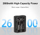 Аккумулятор KingMa NP-W235 Type-C 2600mAh - Изображение 288266