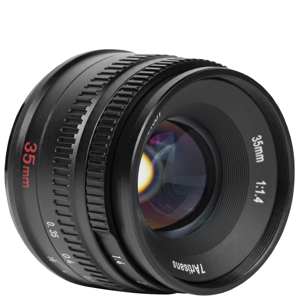 Объектив 7Artisans 35mm F1.4 Mark II APS-C EF-M Чёрный 