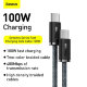 Кабель Baseus Dynamic Type-C 100W 1м Серый - Изображение 193022