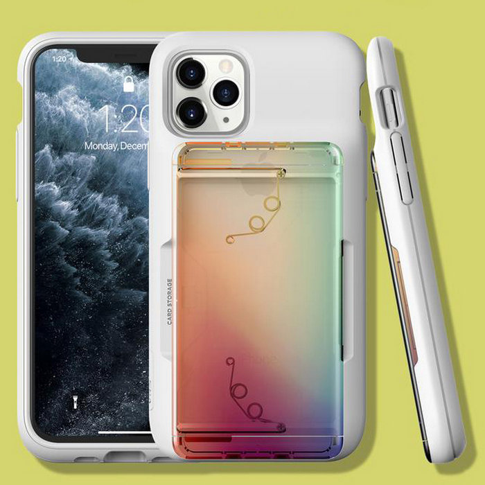 

Чехол VRS Design Damda Glide Shield для iPhone 11 Pro White Orange - Purple 907519