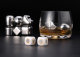 Охлаждающие камни для напитков Circle Joy Stainless Steel Quick Frozen Ice Cubes 6 шт. (серебро) - Изображение 194039