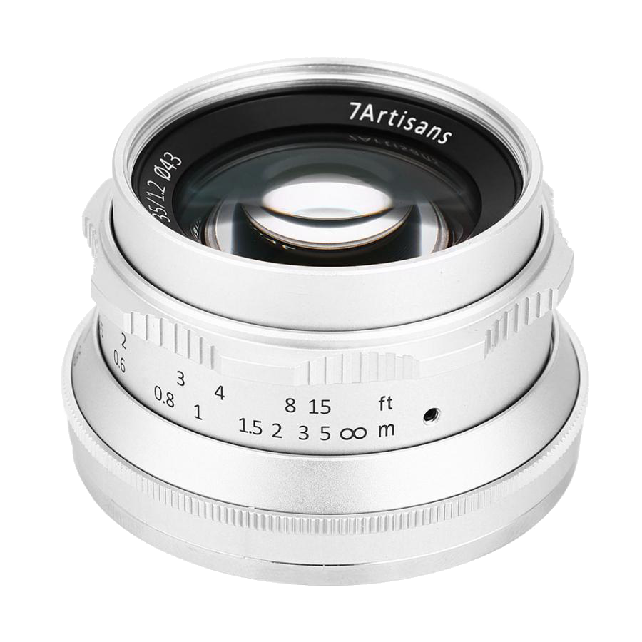 Объектив 7Artisans 35mm F1.2 X-mount Серебро 