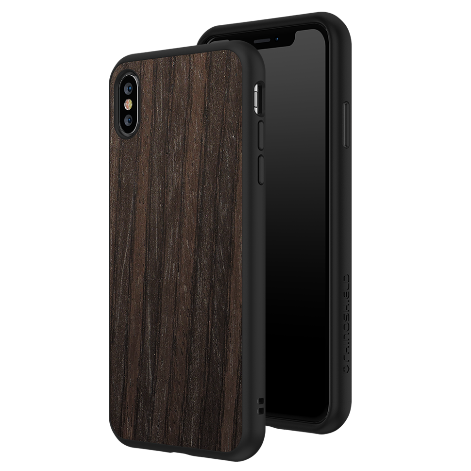 Чехол RhinoShield SolidSuit для iPhone Xs Max Чёрный дуб 