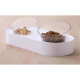 Миска для животных Petkit Adjustable Double Bowl 15° Белая - Изображение 217586