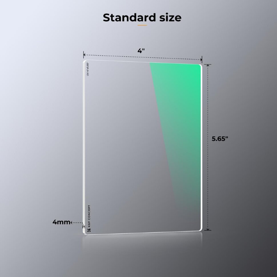 

Светофильтр K&F Concept Nano-X UV (4x5.65") KF01.2450