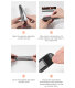Автовизитка Baseus Sliding cover Серая - Изображение 99541